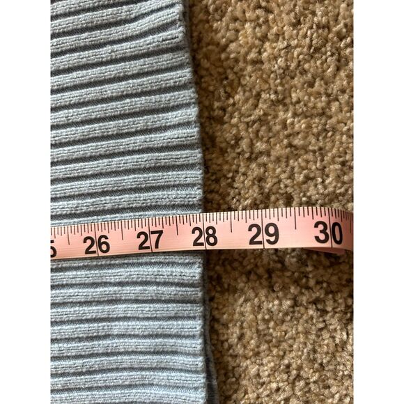 Maeve by Anthropologie Sweater Women’s L C’est Bon Graphic Tunic Blue‎ Preppy - Picture 11 of 12